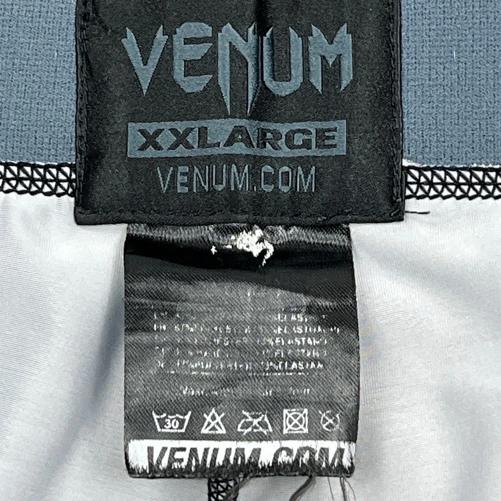 Venum Gladiator Spats Men's XXL‎ Black AOP Sporton MMA Pull On Stretch Leggings